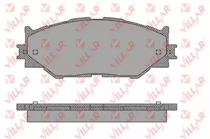 Комплект тормозных колодок VILLAR 626.1412