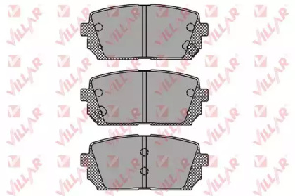 Комплект тормозных колодок VILLAR 626.1416