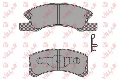 Комплект тормозных колодок VILLAR 626.1443