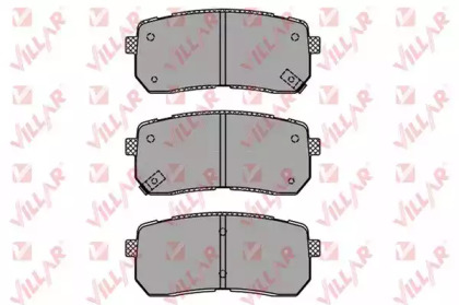 Комплект тормозных колодок VILLAR 626.1450