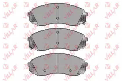 Комплект тормозных колодок VILLAR 626.1451