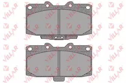 Комплект тормозных колодок VILLAR 626.1453