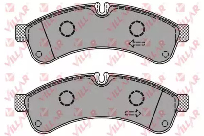 Комплект тормозных колодок VILLAR 626.1461