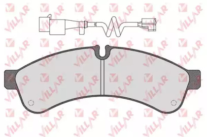 Комплект тормозных колодок VILLAR 626.1461A