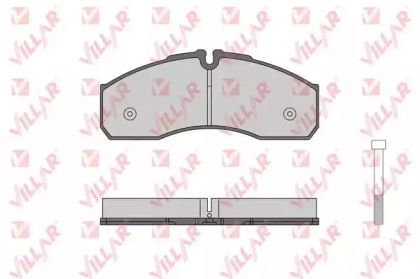 Комплект тормозных колодок VILLAR 626.1462
