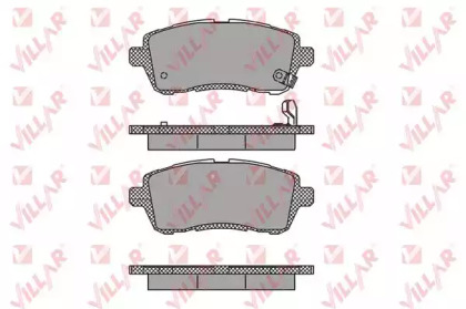 Комплект тормозных колодок VILLAR 626.1464