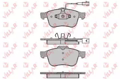 Комплект тормозных колодок VILLAR 626.1470
