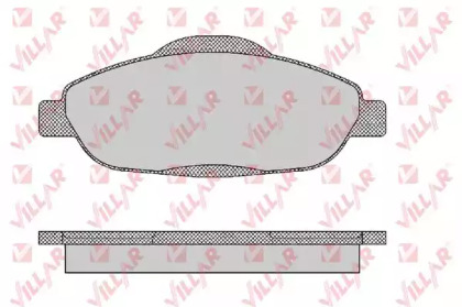 Комплект тормозных колодок VILLAR 626.1471