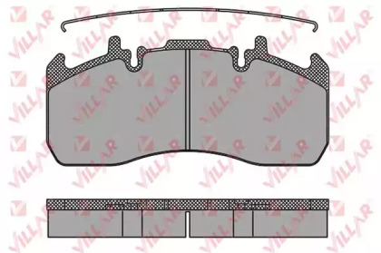 Комплект тормозных колодок VILLAR 626.1492