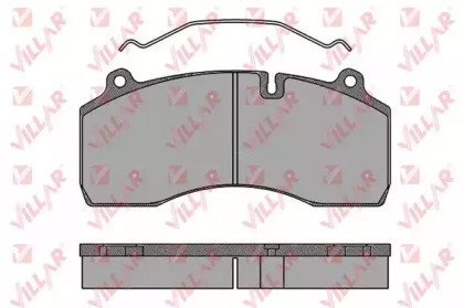 Комплект тормозных колодок VILLAR 626.1501