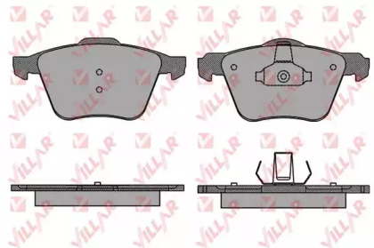 Комплект тормозных колодок VILLAR 626.1507
