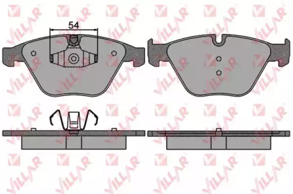 Комплект тормозных колодок VILLAR 626.1509