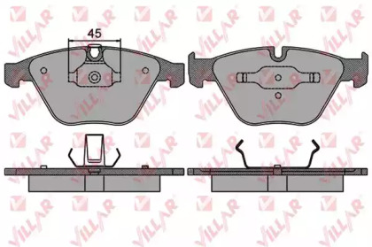 Комплект тормозных колодок VILLAR 626.1510