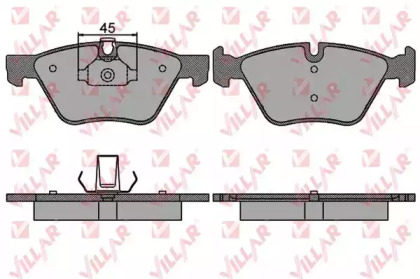 Комплект тормозных колодок VILLAR 626.1512