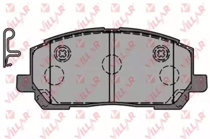 Комплект тормозных колодок VILLAR 626.1516