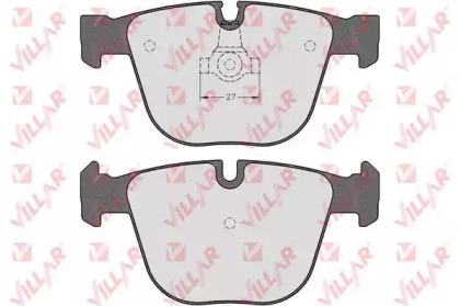 Комплект тормозных колодок VILLAR 626.1531