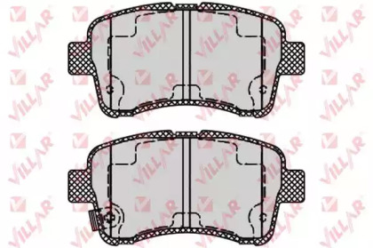 Комплект тормозных колодок VILLAR 626.1541