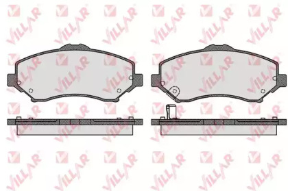 Комплект тормозных колодок VILLAR 626.1548