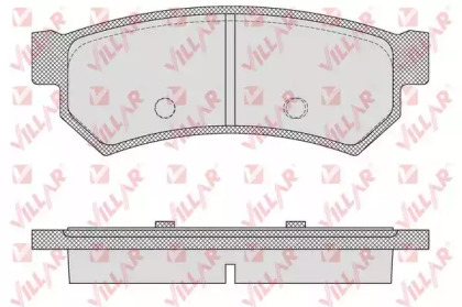 Комплект тормозных колодок VILLAR 626.1564