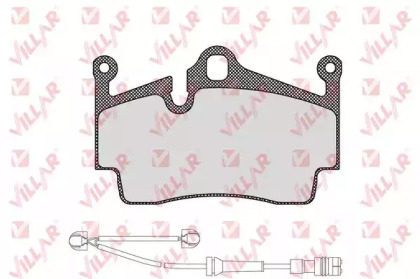 Комплект тормозных колодок VILLAR 626.1583A