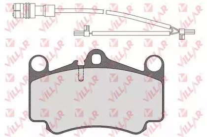Комплект тормозных колодок VILLAR 626.1588A