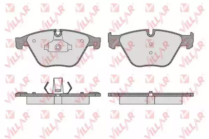 Комплект тормозных колодок VILLAR 626.1619