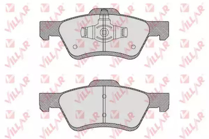 Комплект тормозных колодок VILLAR 626.1622