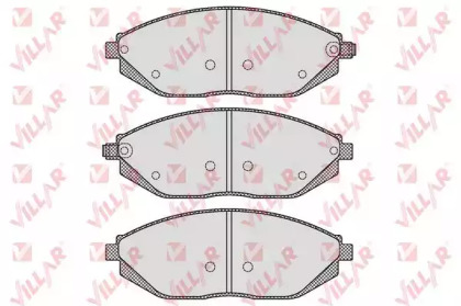 Комплект тормозных колодок VILLAR 626.1629