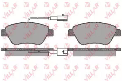 Комплект тормозных колодок VILLAR 626.1656