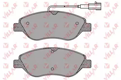 Комплект тормозных колодок VILLAR 626.1658