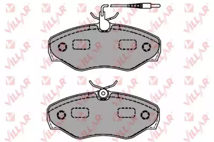 Комплект тормозных колодок VILLAR 626.1660