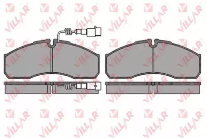 Комплект тормозных колодок VILLAR 626.1664
