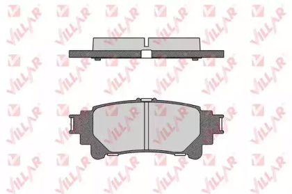 Комплект тормозных колодок VILLAR 626.1693