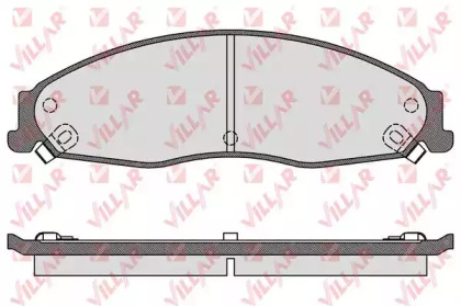 Комплект тормозных колодок VILLAR 626.1704