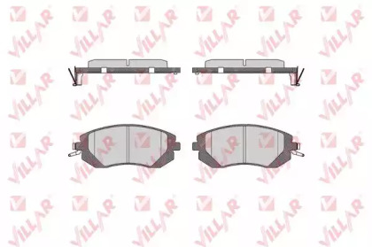 Комплект тормозных колодок VILLAR 626.1729