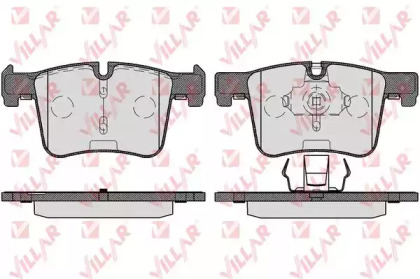Комплект тормозных колодок VILLAR 626.1732