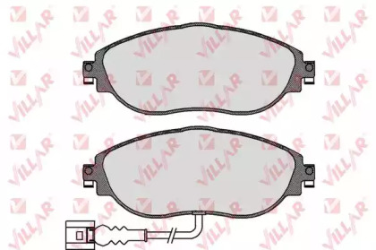 Комплект тормозных колодок VILLAR 626.1734