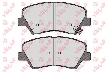 Комплект тормозных колодок VILLAR 626.1744