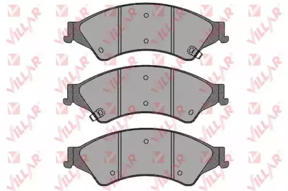 Комплект тормозных колодок VILLAR 626.1768