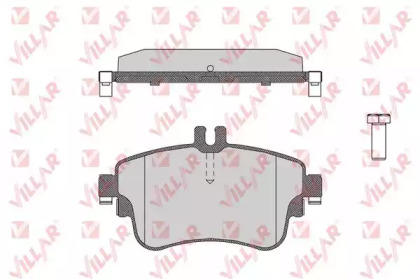 Комплект тормозных колодок VILLAR 626.1780