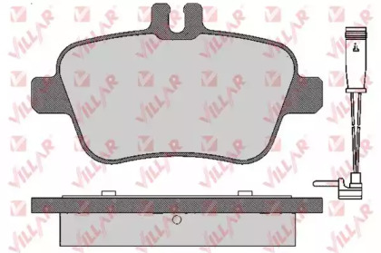 Комплект тормозных колодок VILLAR 626.1782A