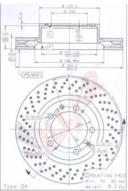 Тормозной диск VILLAR 628.1974