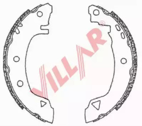 Комлект тормозных накладок VILLAR 629.0602