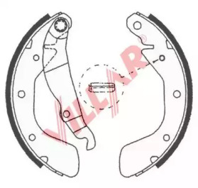 Комлект тормозных накладок VILLAR 629.0618