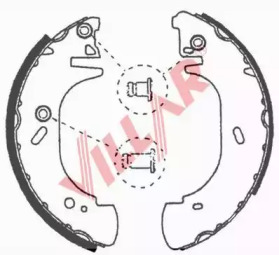 Комлект тормозных накладок VILLAR 629.0634