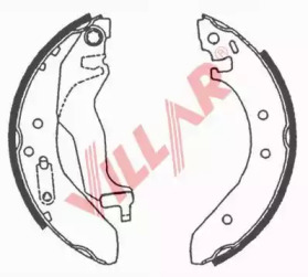 Комлект тормозных накладок VILLAR 629.0638