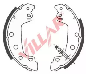 Комлект тормозных накладок VILLAR 629.0650