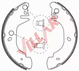 Комлект тормозных накладок VILLAR 629.0654