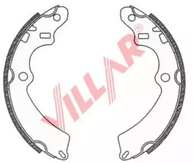 Комлект тормозных накладок VILLAR 629.0669