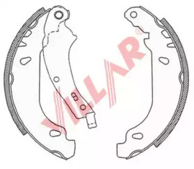 Комлект тормозных накладок VILLAR 629.0691